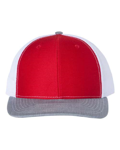 Red White Heather Grey