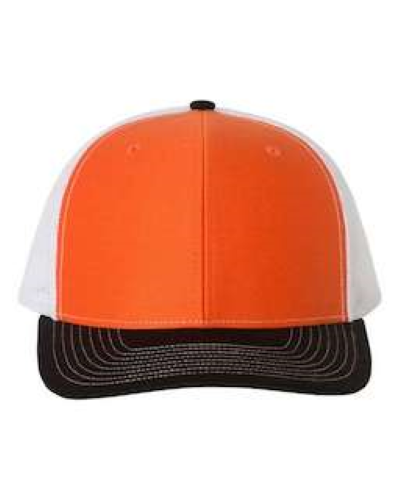Orange White Black