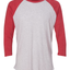 Vintage Red Heather White