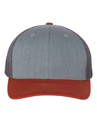 Heather Grey Charcoal Dark Oran