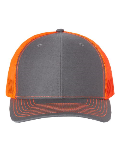 Charcoal Neon Orange